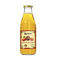 Le pur jus de pomme Kerisac est obtenu à partir d'un assemblage de pommes qui lui confère son arôme et sa saveur particulière. Il est élaboré sans adjonction de sucre, ni colorant, ni conservateur, conformément à la législation en vigueur.